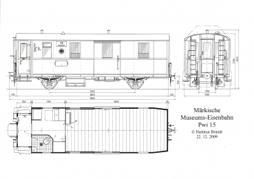 Reko-Zeichnungen MME Reisezugwagen